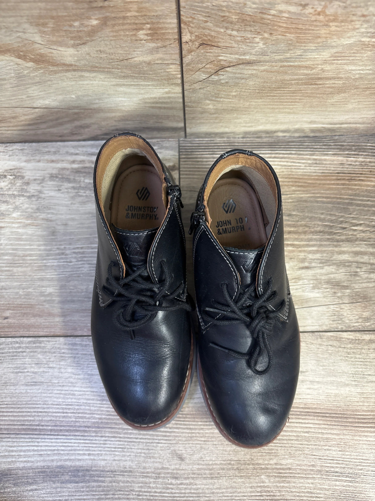 Johnston & Murphy Upton Chukka Boots Black sz 13c