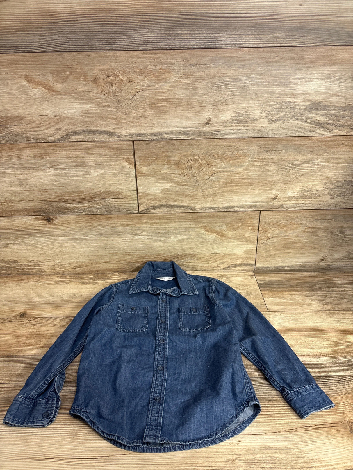Janie & Jack The Denim Shirt Blue sz 5T