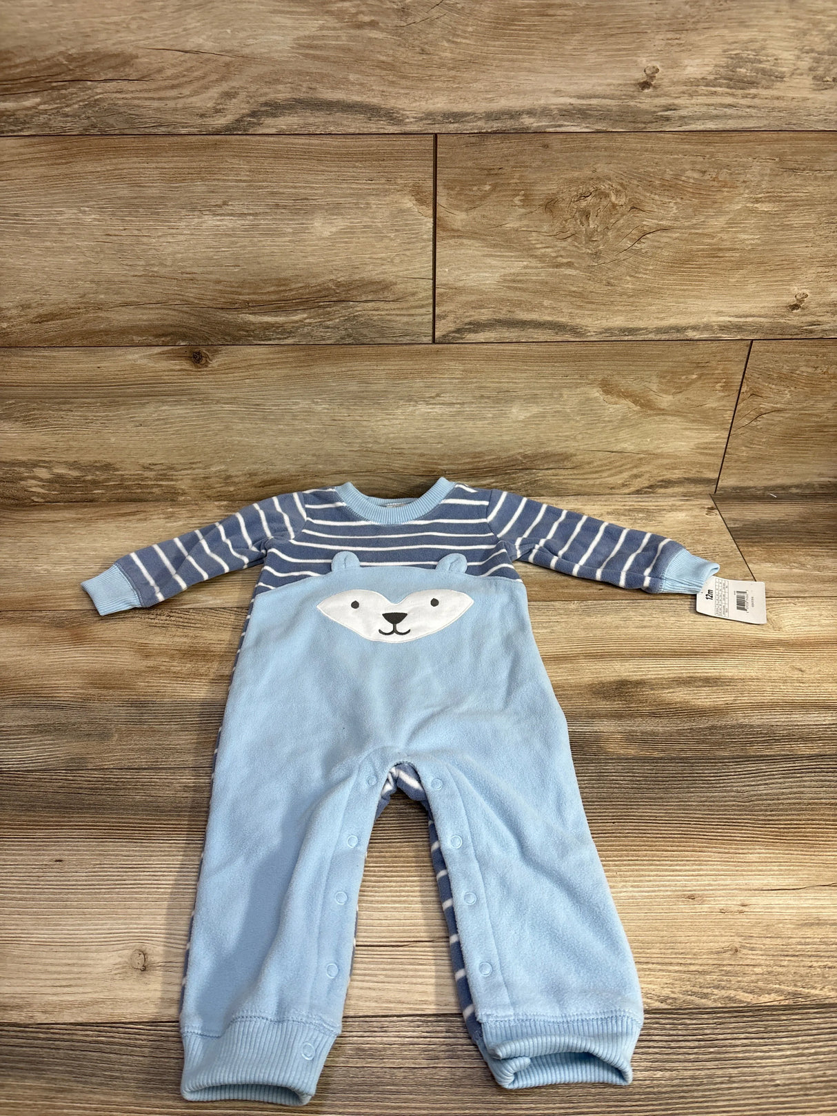 NEW Carter's Footless Blanket Sleeper Blue sz 12m