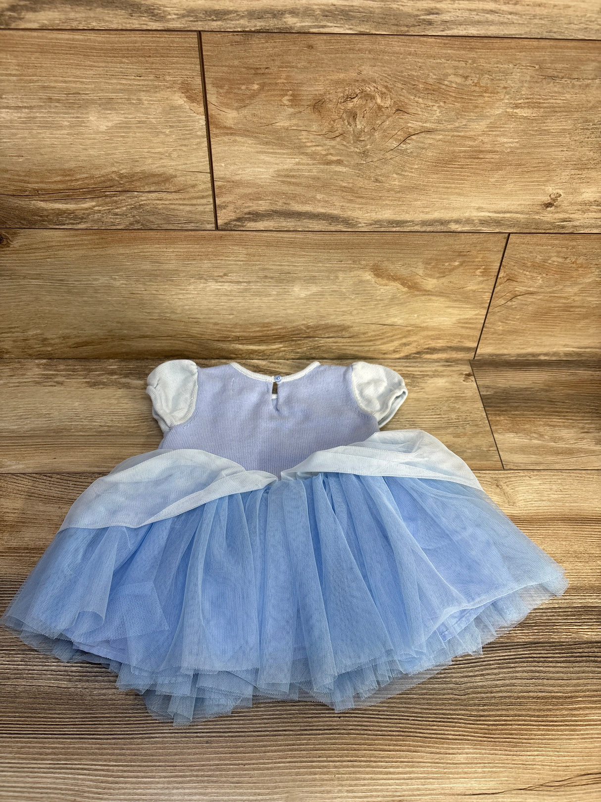 Baby Gap x Disney Baby Cinderella Tulle Dress Blue sz 12-18m