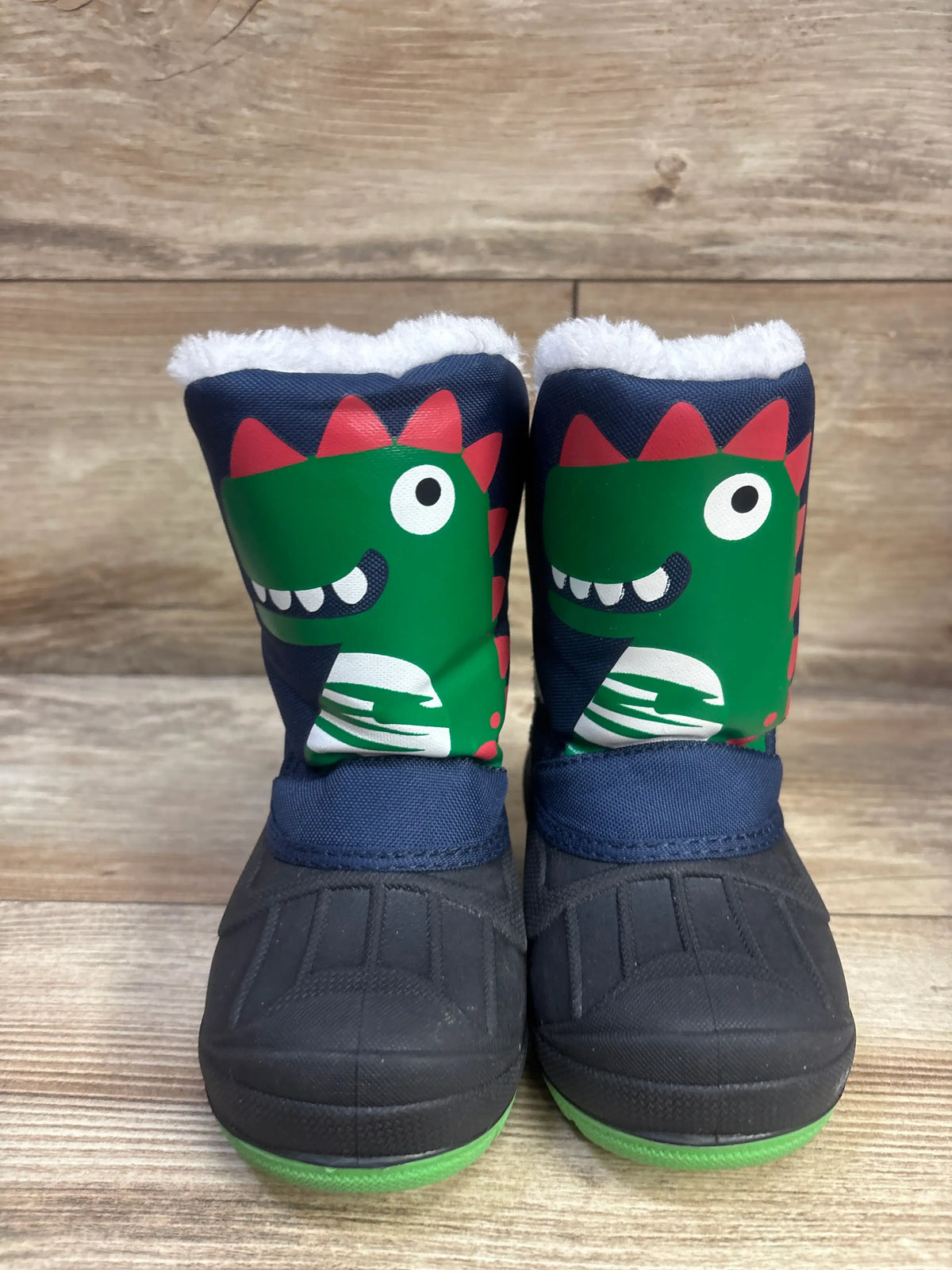 Morendl Winter Snow Boots Dinosaur Navy sz 6c