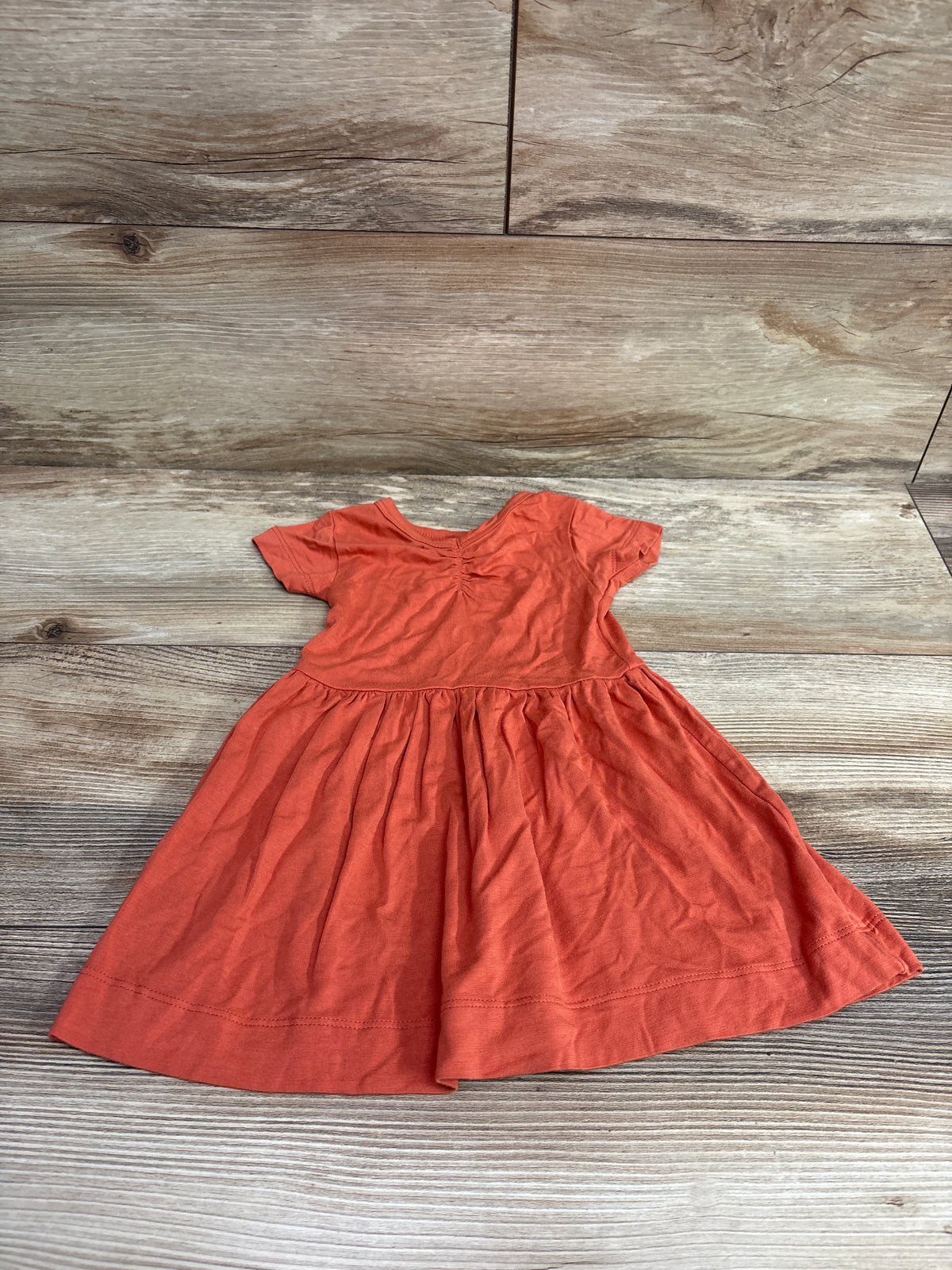 Kate Quinn Bamboo Short Sleeve Dress Orange sz 6-12m
