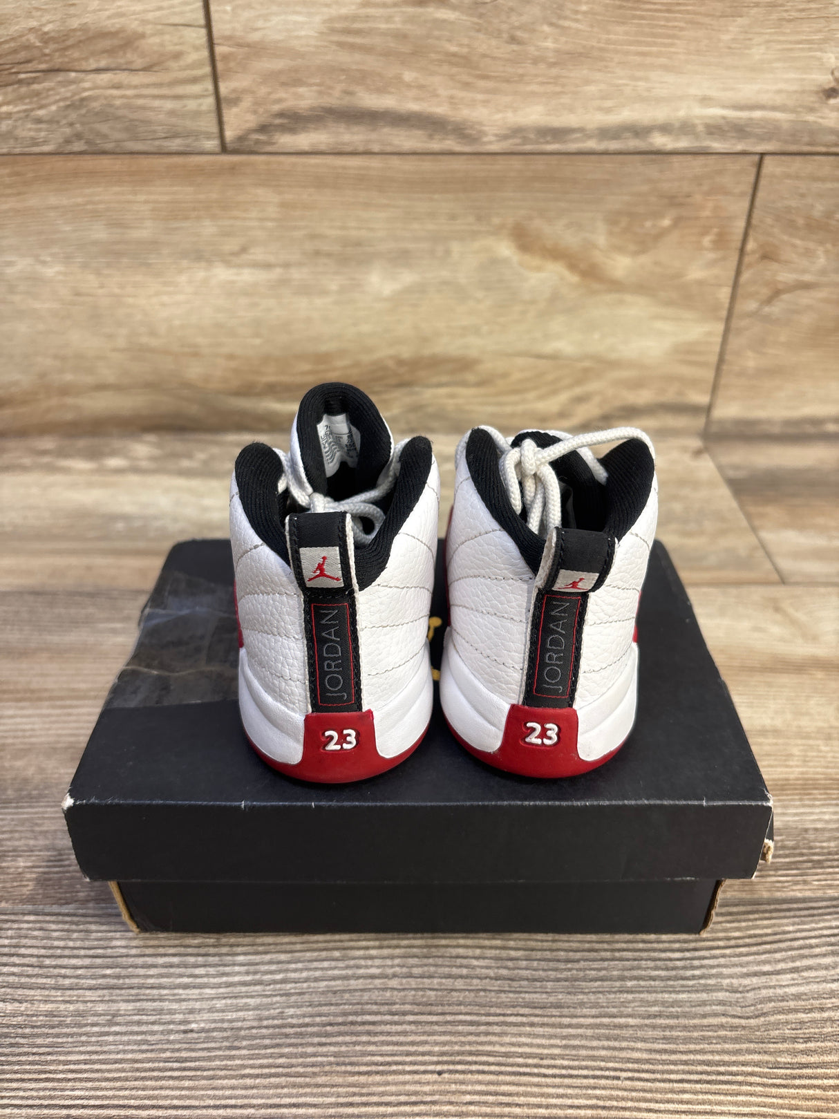 Air Jordan 12 Retro TD 'Cherry' Sneakers sz 7c