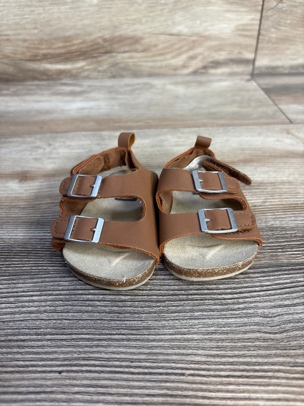 Carter's Double Strap Sandals Brown sz 1/2c