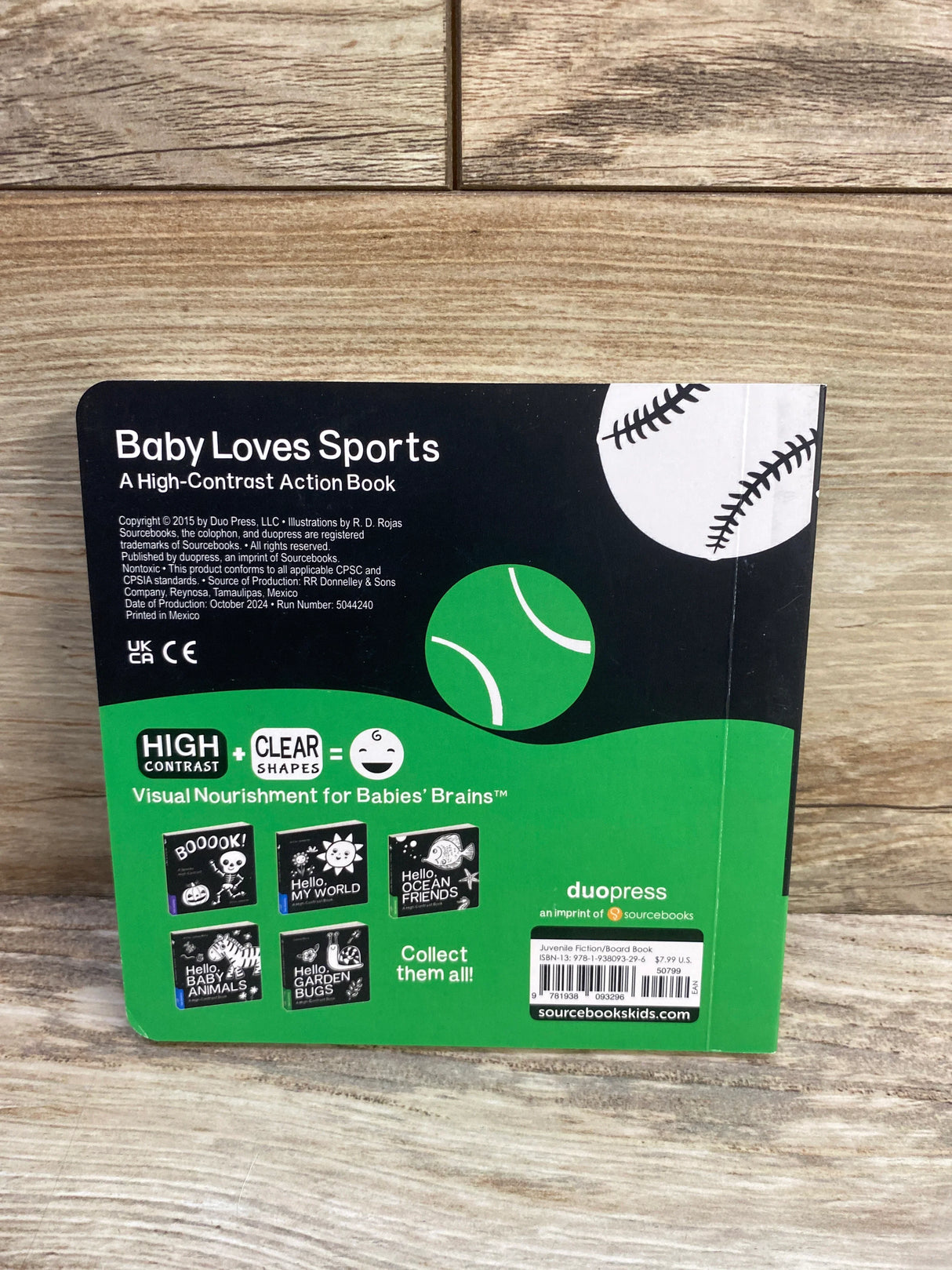 Baby Loves Sports A High-Contrast Board Book