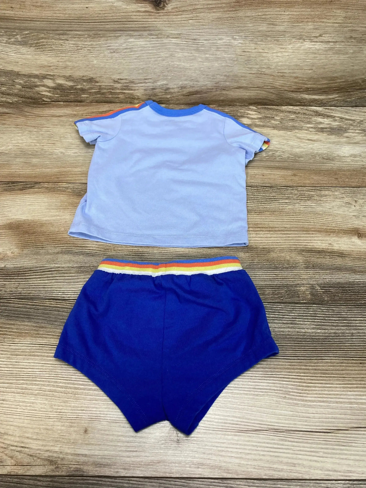 Cat & Jack 2pc Shirt & Shorts Blue sz 3-6m - Me n Mommy To Be