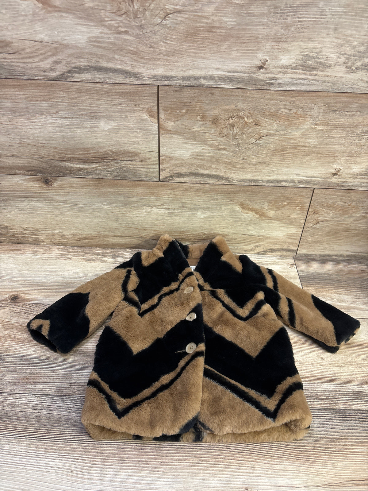 Banana Republic Faux Fur Coat Brown sz 6-12m