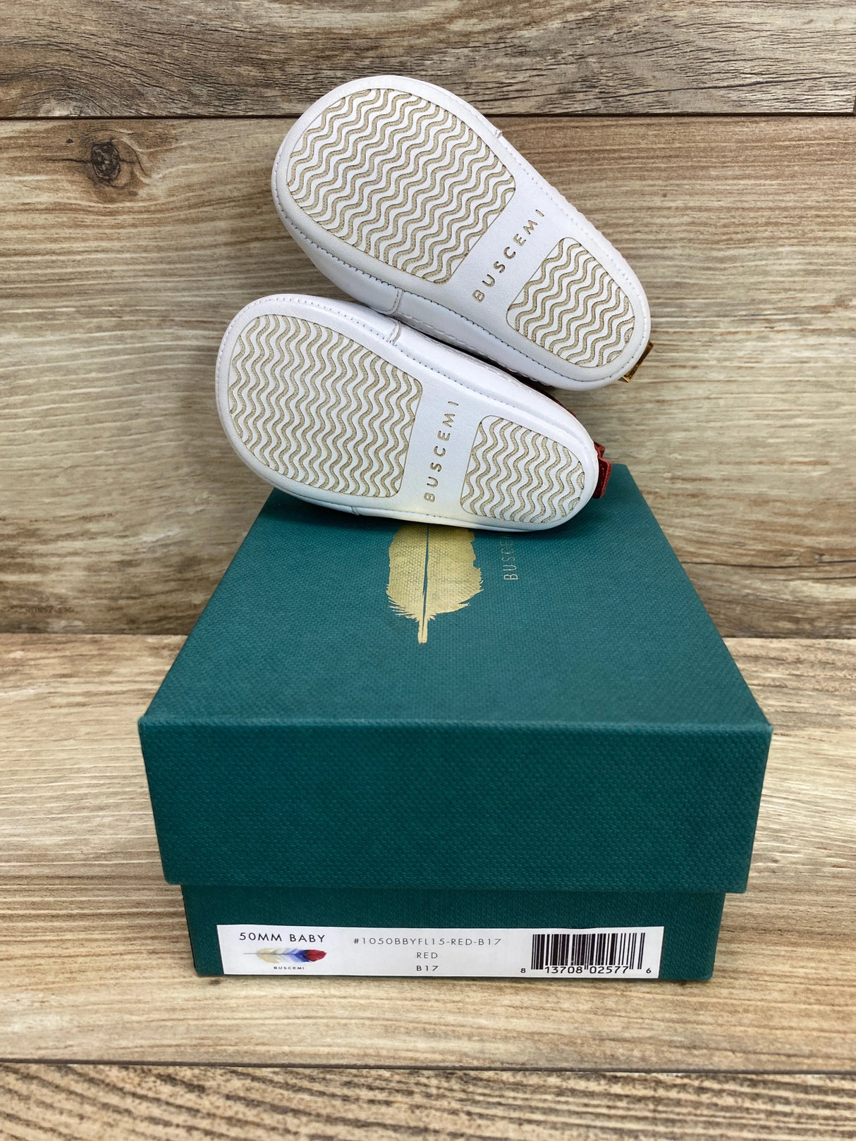 Buscemi 50mm Baby Leather Sneakers sz 0-6m - Me n Mommy To Be