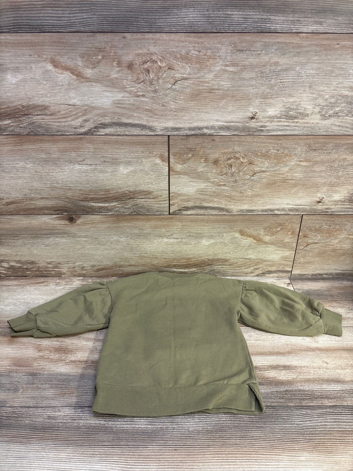 PL Baby Coffee Date Puff Sleeve Sweatshirt Green sz 24m