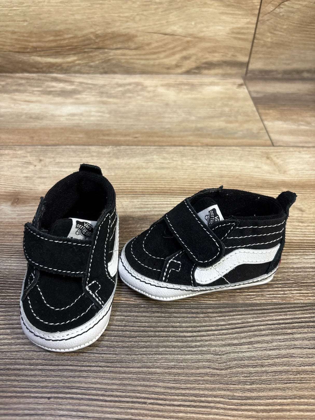 Vans Sk8-Hi Cribs Shoes Black sz 2c