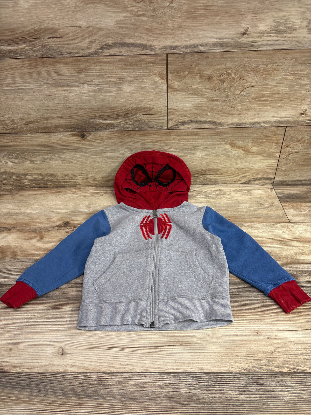 Hanna Andersson x Marvel Spider-Man French Terry Hoodie Grey sz 3T