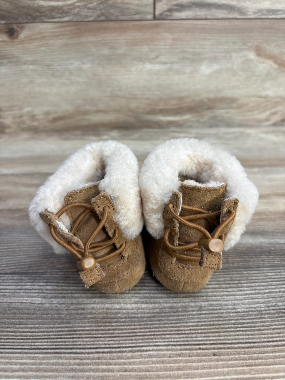 UGG Baby Gage Booties Brown sz 2/3c