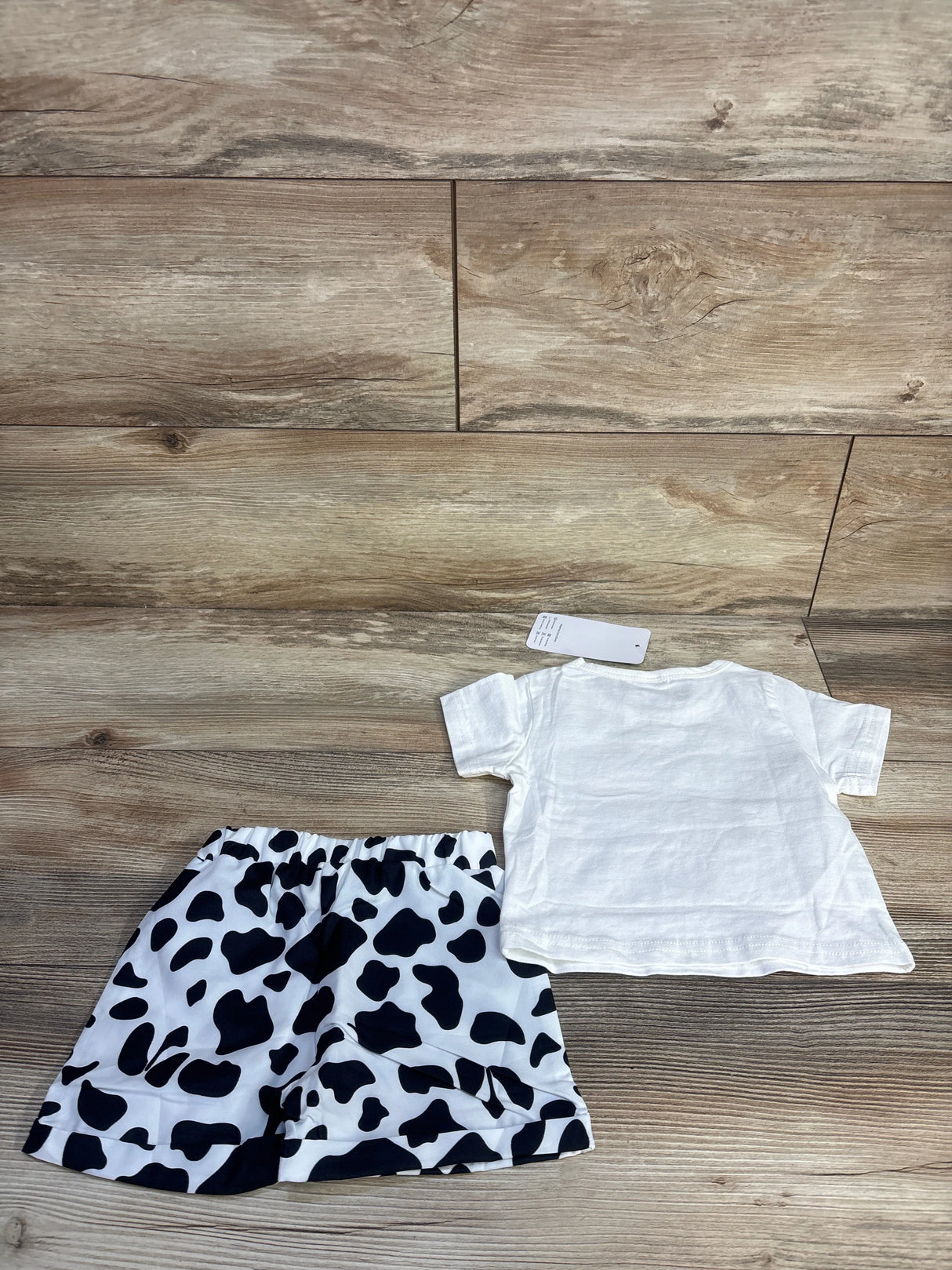 NEW Younger Tree 2pc Holy Cow I'm Cute Set White sz 6-9m