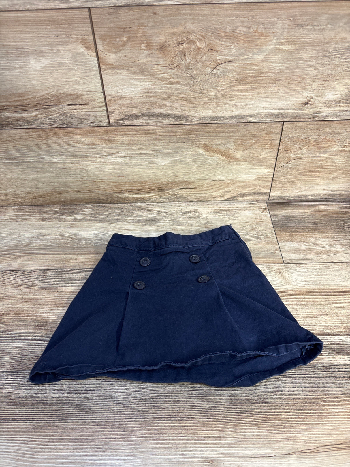Children's Place Uniform Ponte Knit Button Skort Navy sz 5T