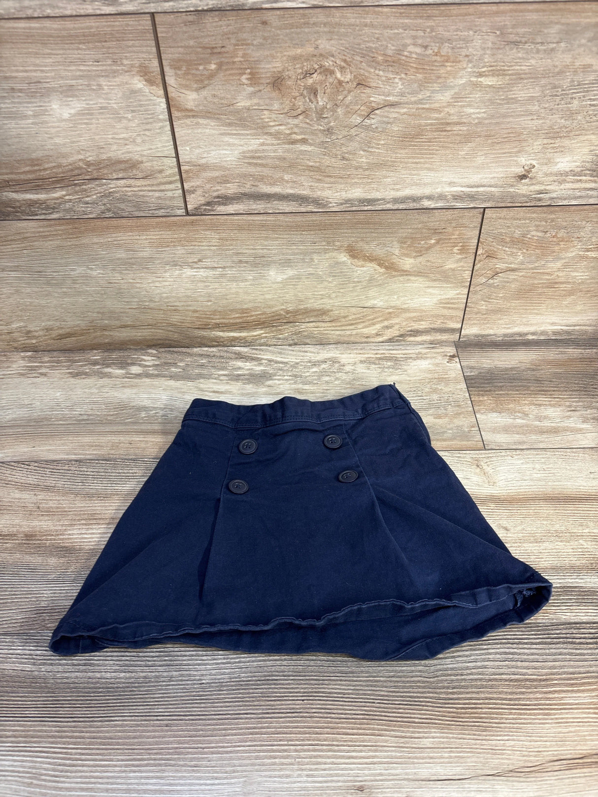 Children's Place Uniform Ponte Knit Button Skort Navy sz 5T