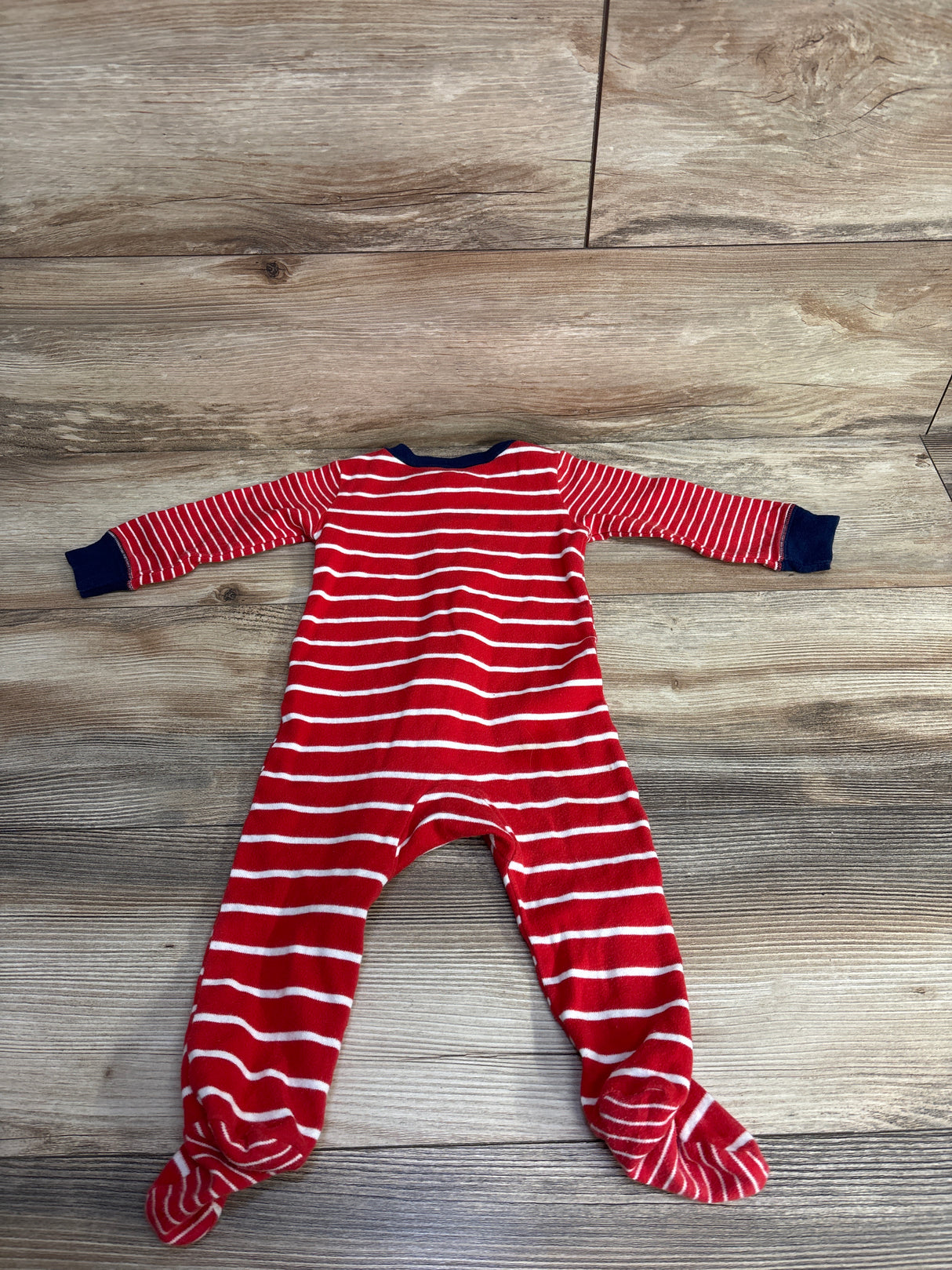 Carter's Little Brother Striped Blanket Sleeper Red sz 9m