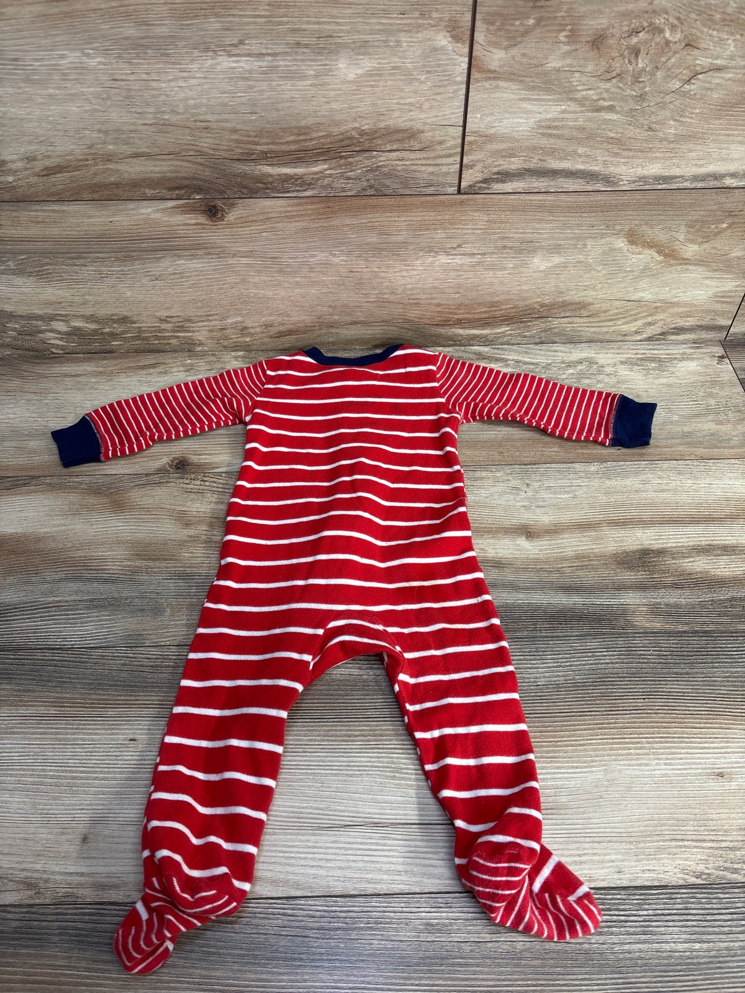 Carter's Little Brother Striped Blanket Sleeper Red sz 9m