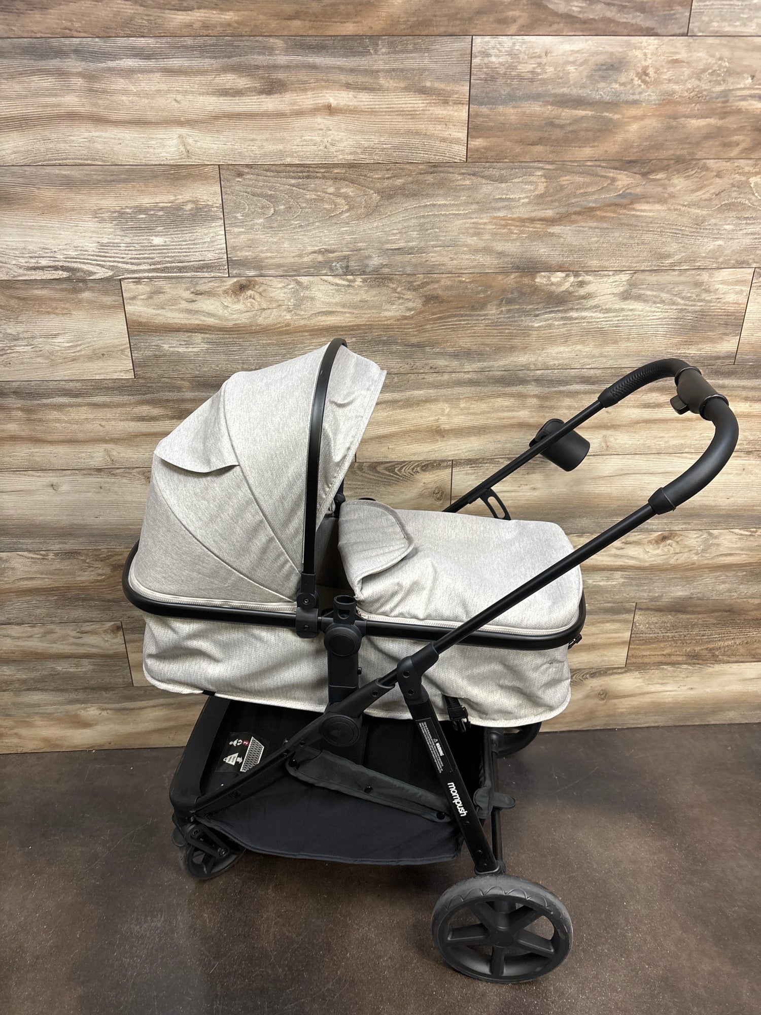 MomPush Wiz 2-in-1 Stroller with Bassinet Mode - Grey*