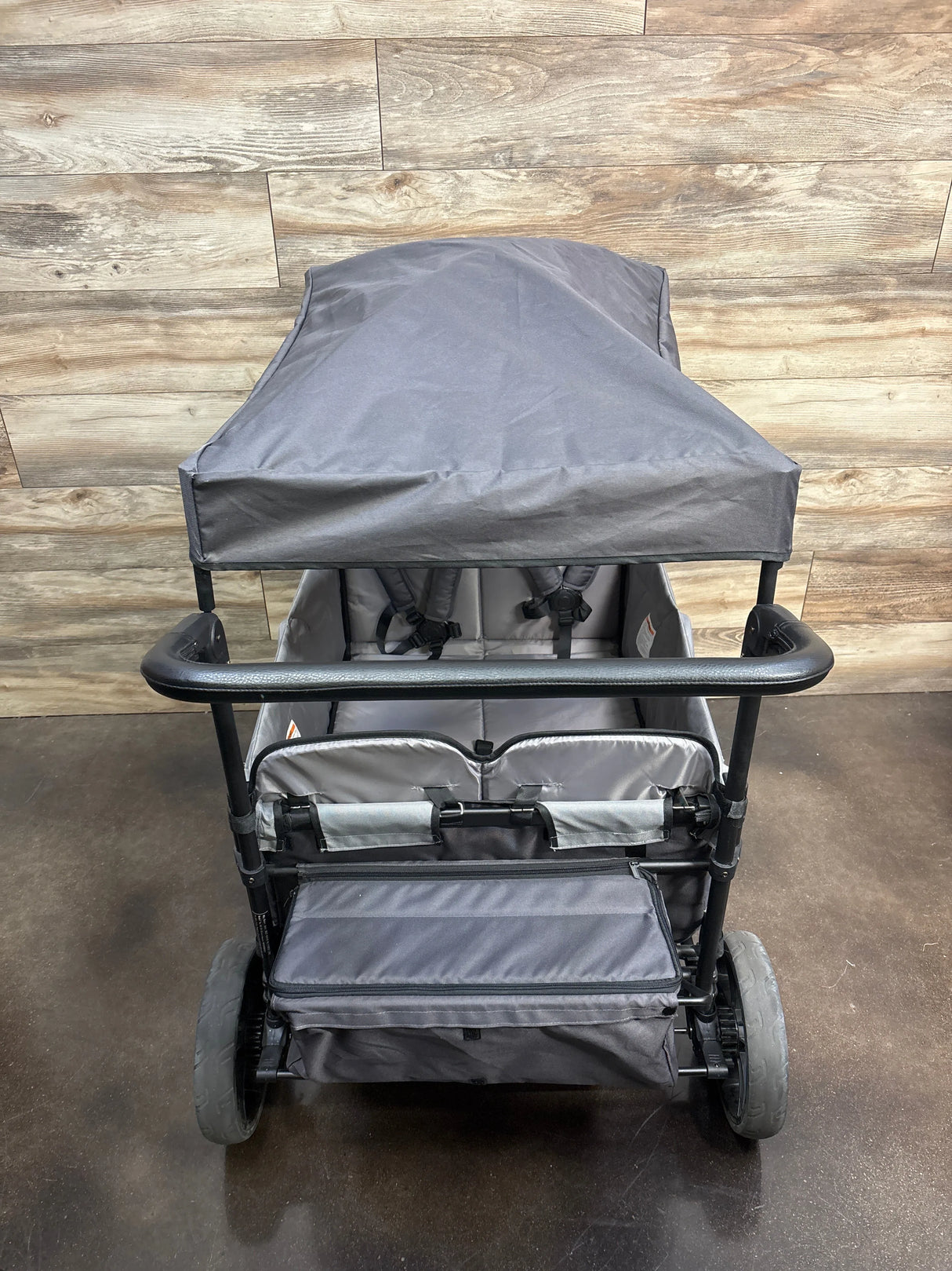 WONDERFOLD X4 Push & Pull Stroller Wagon 4-Seater Grey