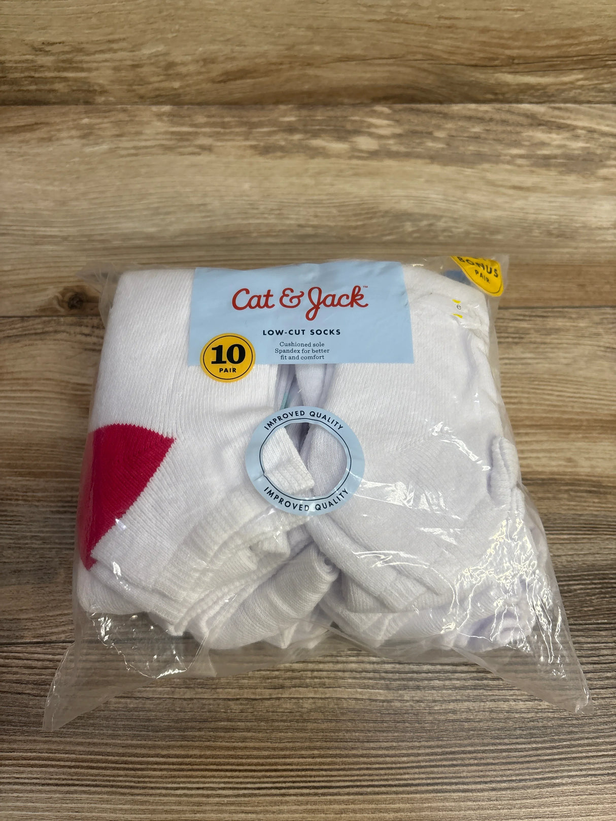 NEW Cat & Jack Low Cut Socks 10pk sz 3-10Y