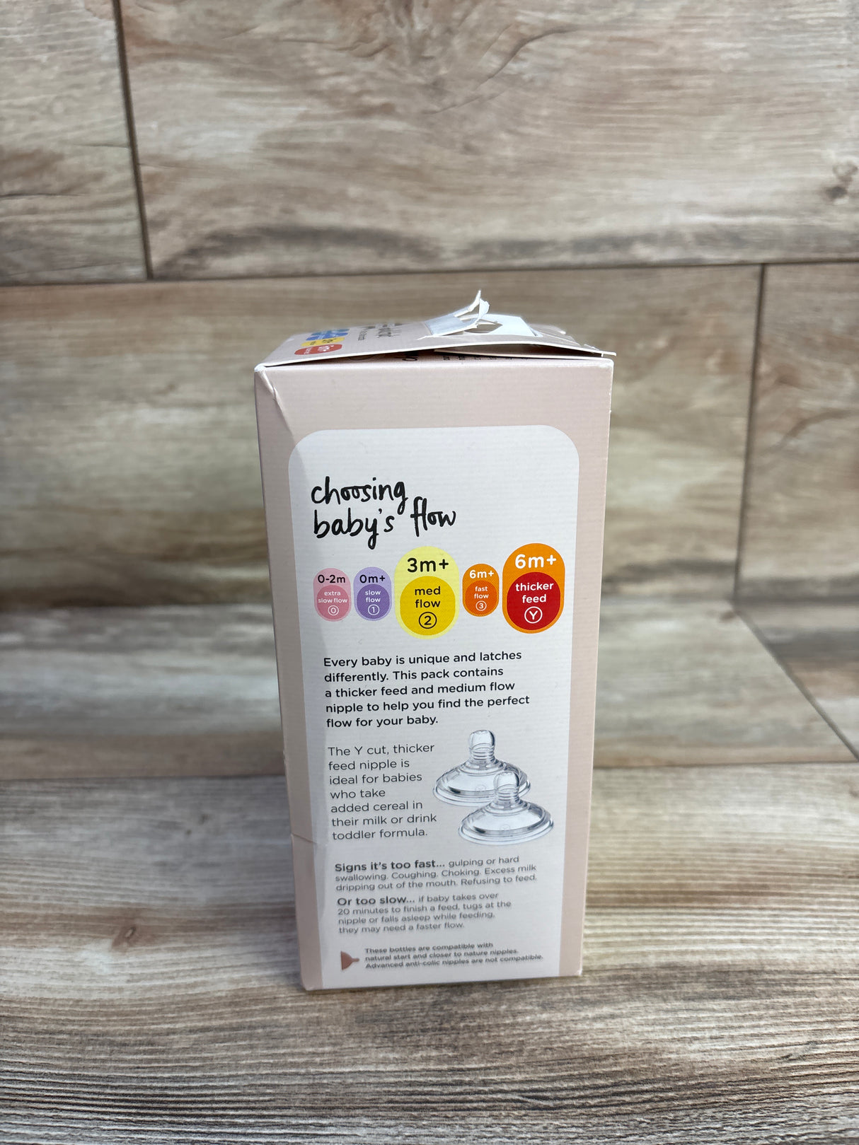 NEW Tommee Tippee Natural Start 11oz Bottle with Medium Flow + Thicker Feed Nipples