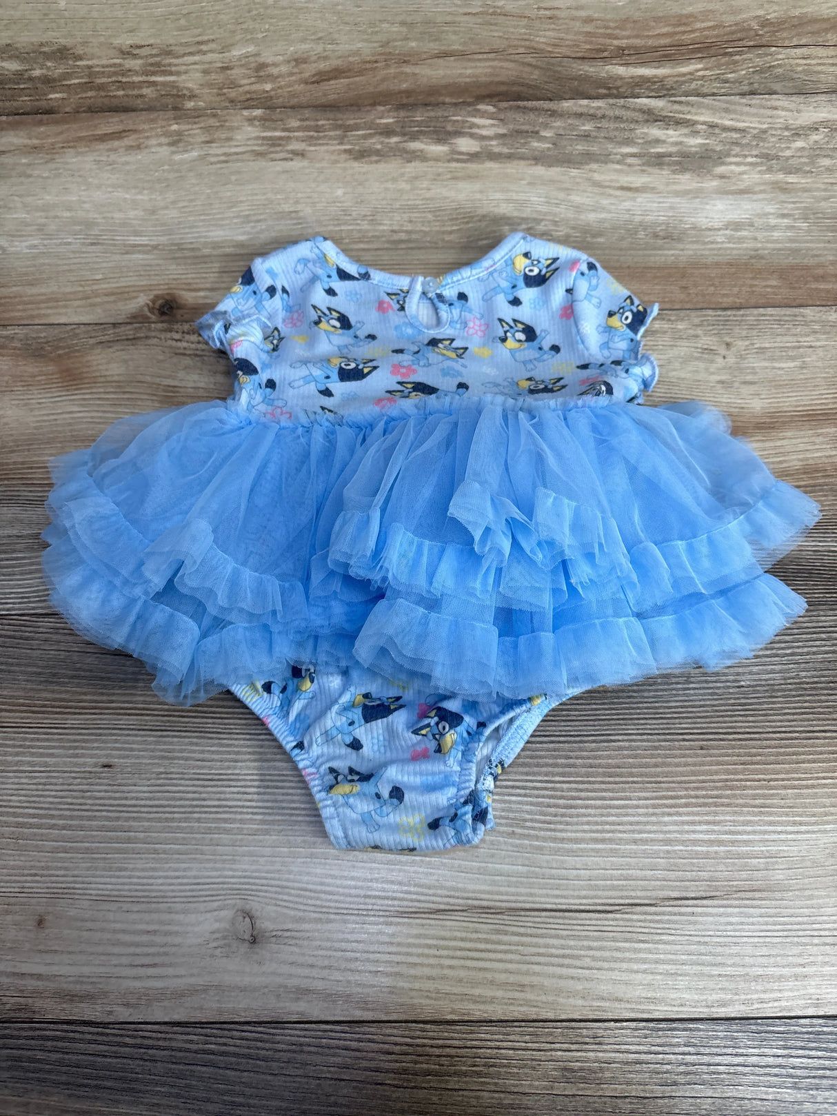 Bluey Lace Tulle Bodysuit Blue sz 6-9m