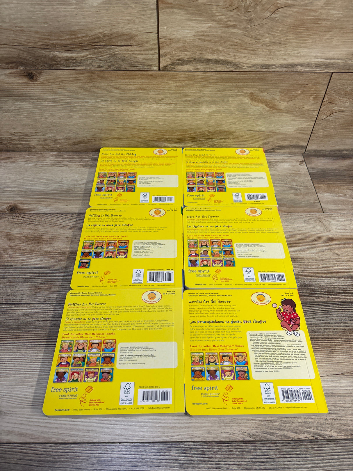 Best Behavior Bilingual Board Book Set - 6 Books