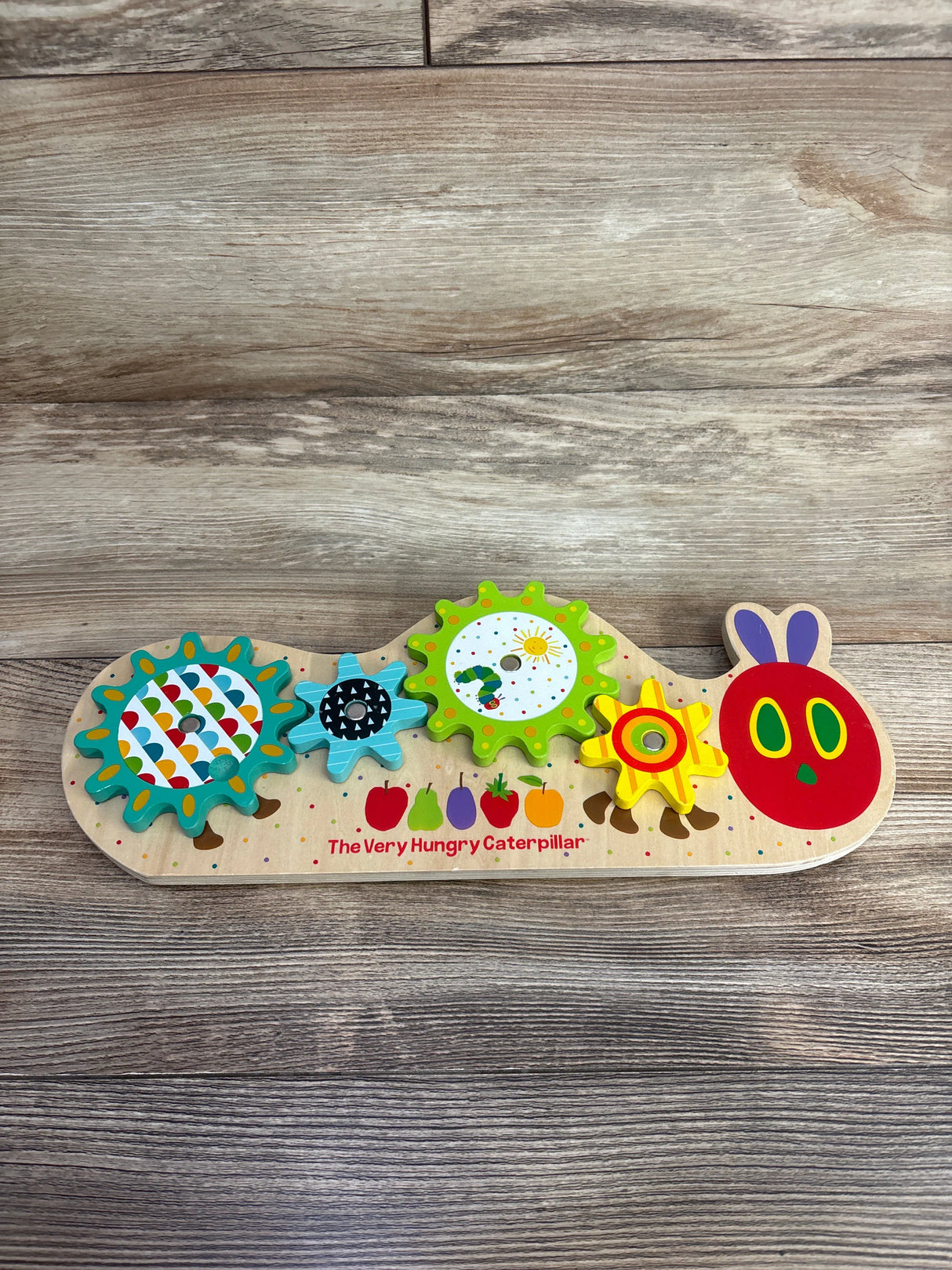 Kids Preferred World of Eric Carle Caterpillar Gears Wooden Toy