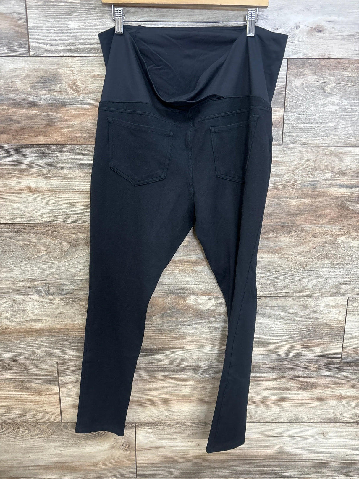 Isabel Maternity Crossover Jeggings Black sz XL