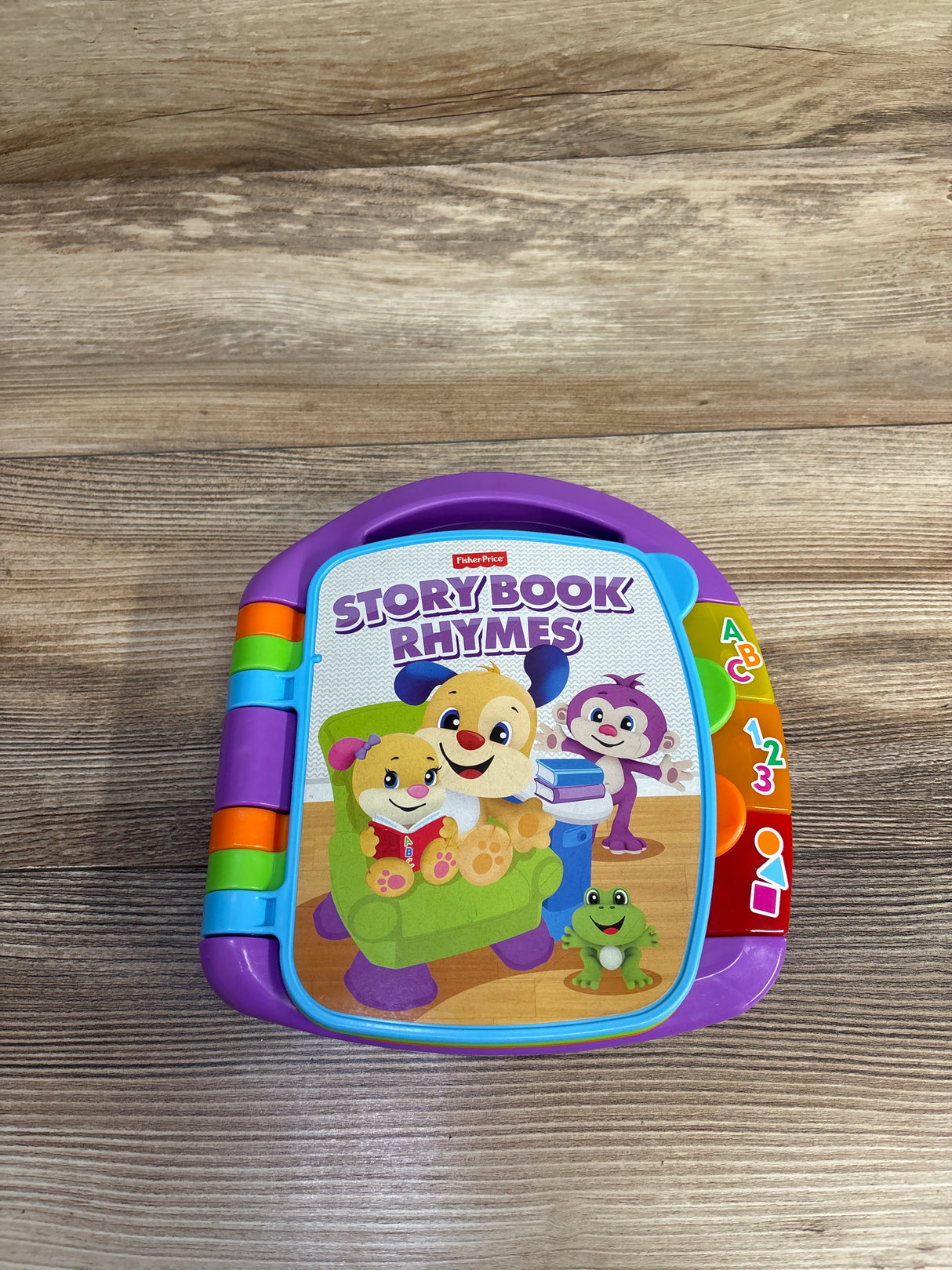 Fisher Price Laugh & Learn Story Book Rhymes Purple