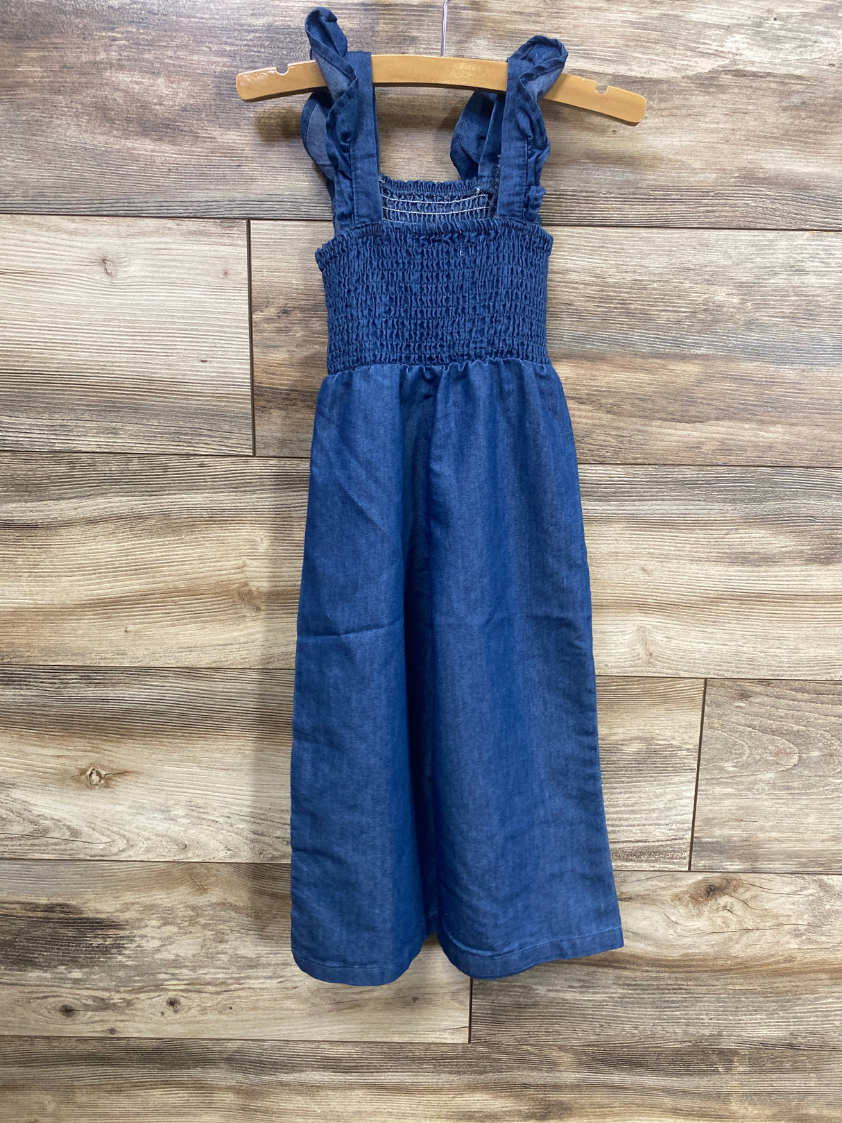 Btween Smocked Jumpsuit Blue sz 3T