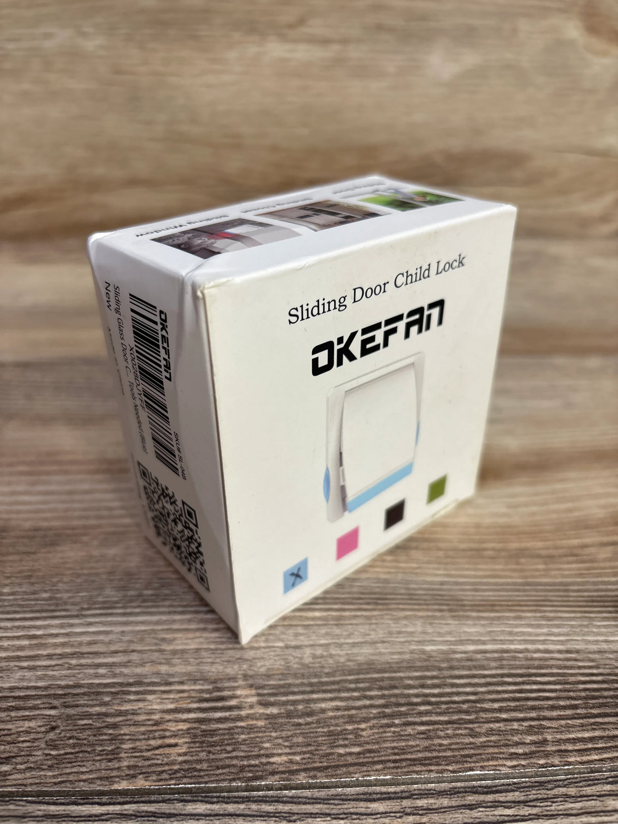 Okefan Sliding Glass Door Lock, Blue - Me n Mommy To Be