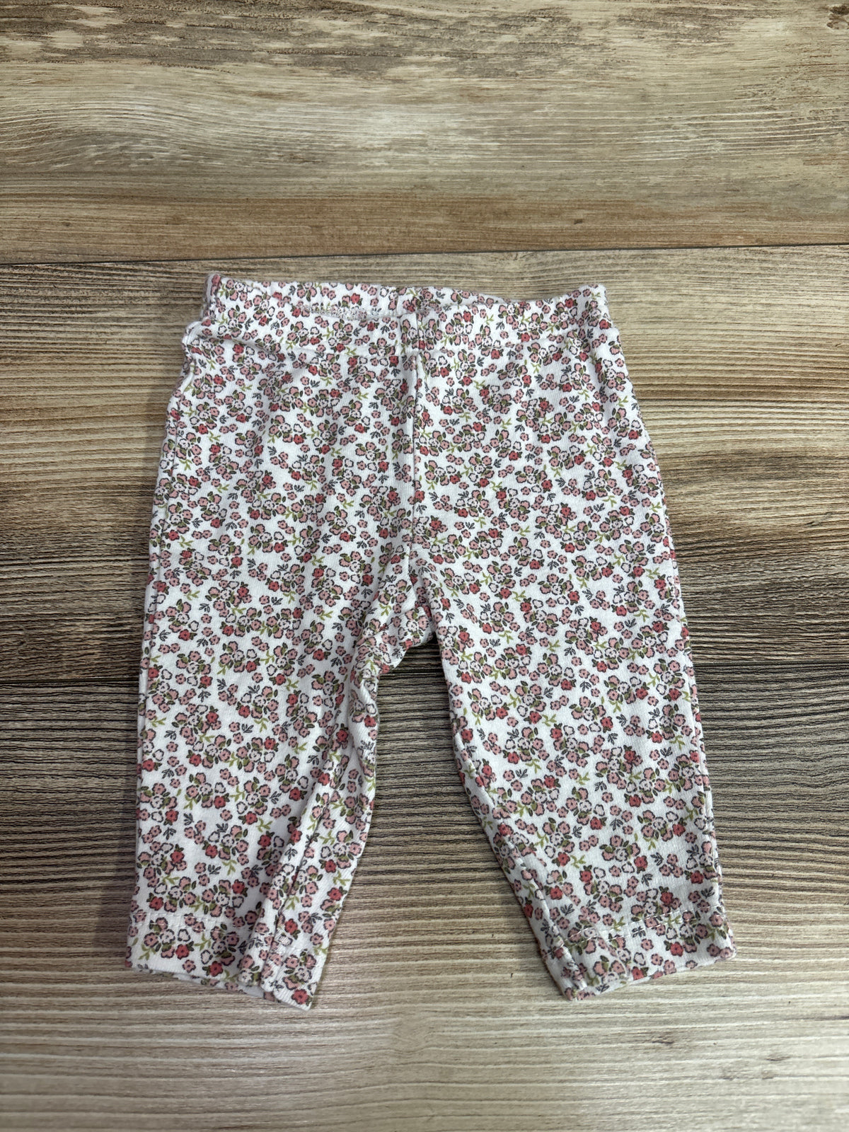 Child Of Mine Floral Pants White sz 0-3m