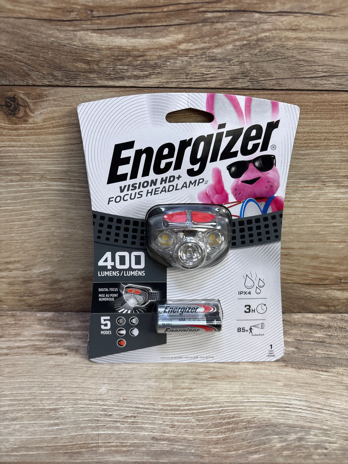 NEW Energizer Vision HD+ Focus Headlamp with Batteries
