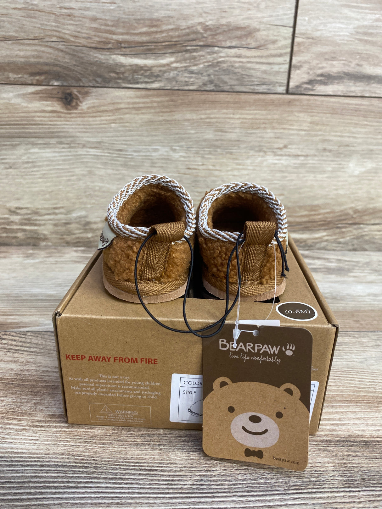 NEW Bearpaw Stepping Stones Slippers Chestnut sz 1/2c