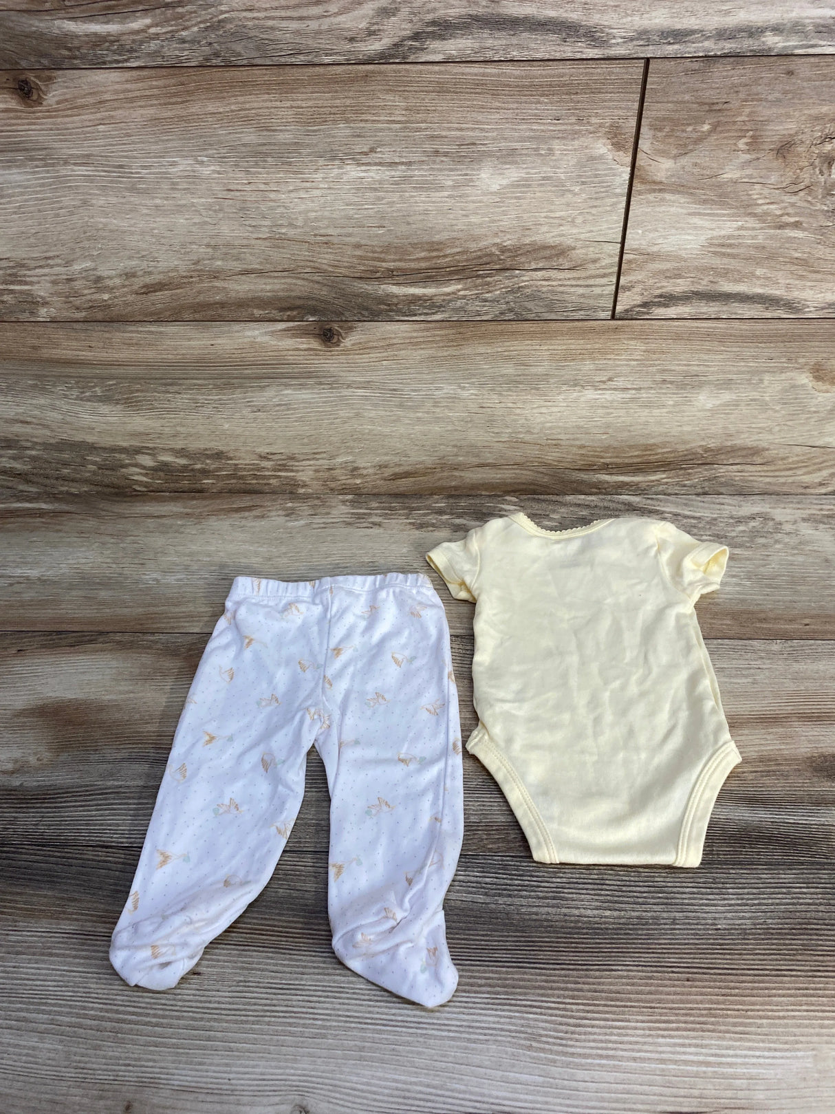 Luxe Thread 2pc Bodysuit & Pants Set Yellow sz 0-3m