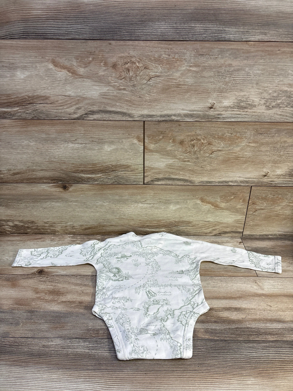 Banana Republic Map Bodysuit White sz 18-24m