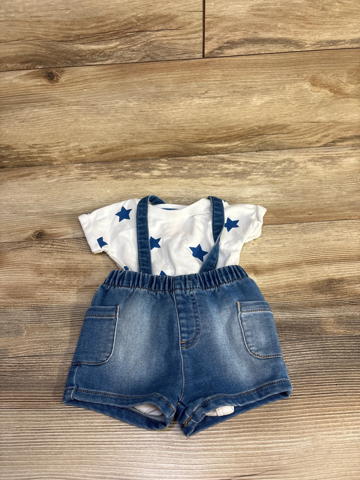 Cat & Jack 3pc Suspender Set White sz 0-3m