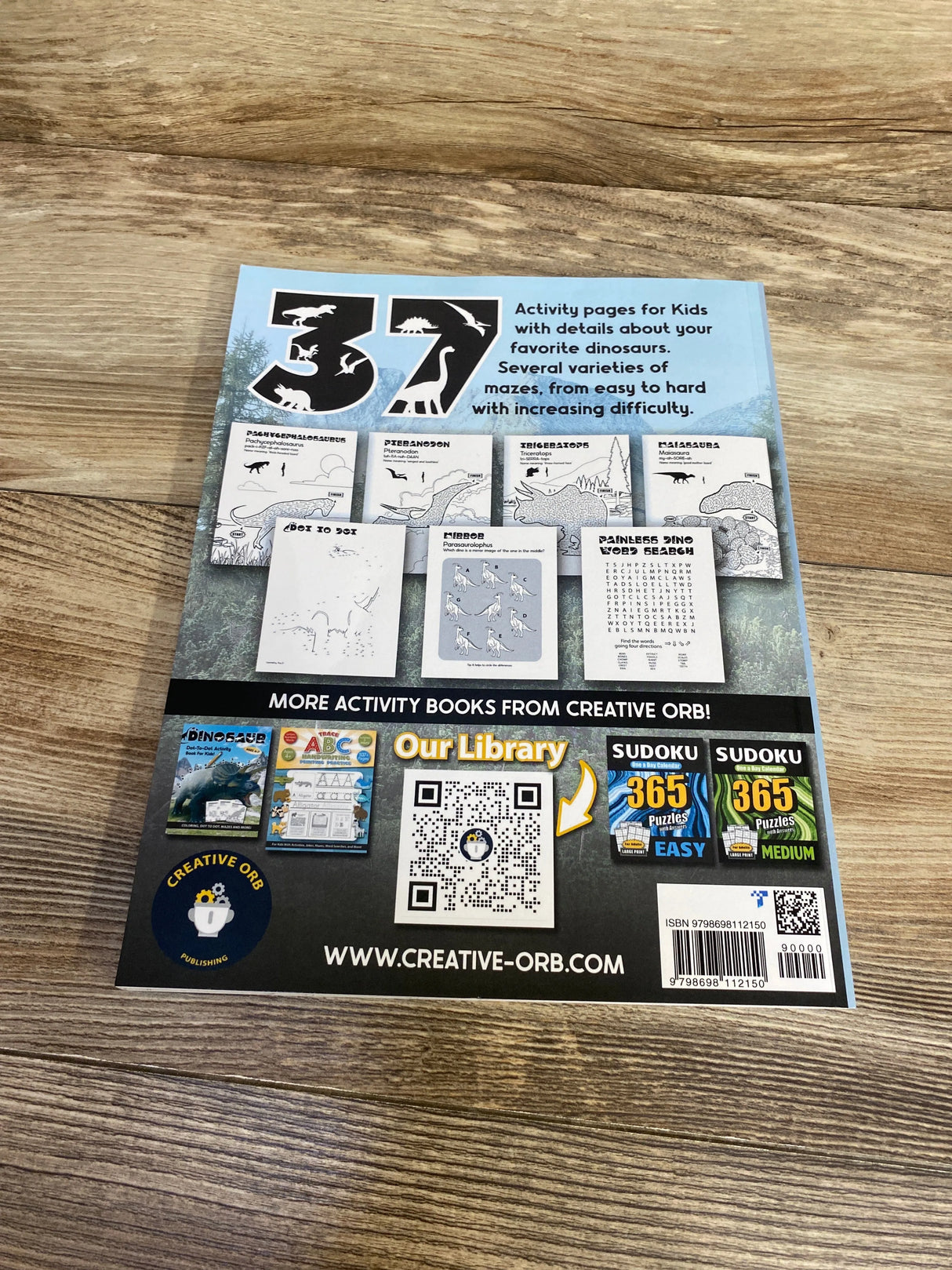 Dinosaur Maze Activity Book - Me n Mommy To Be