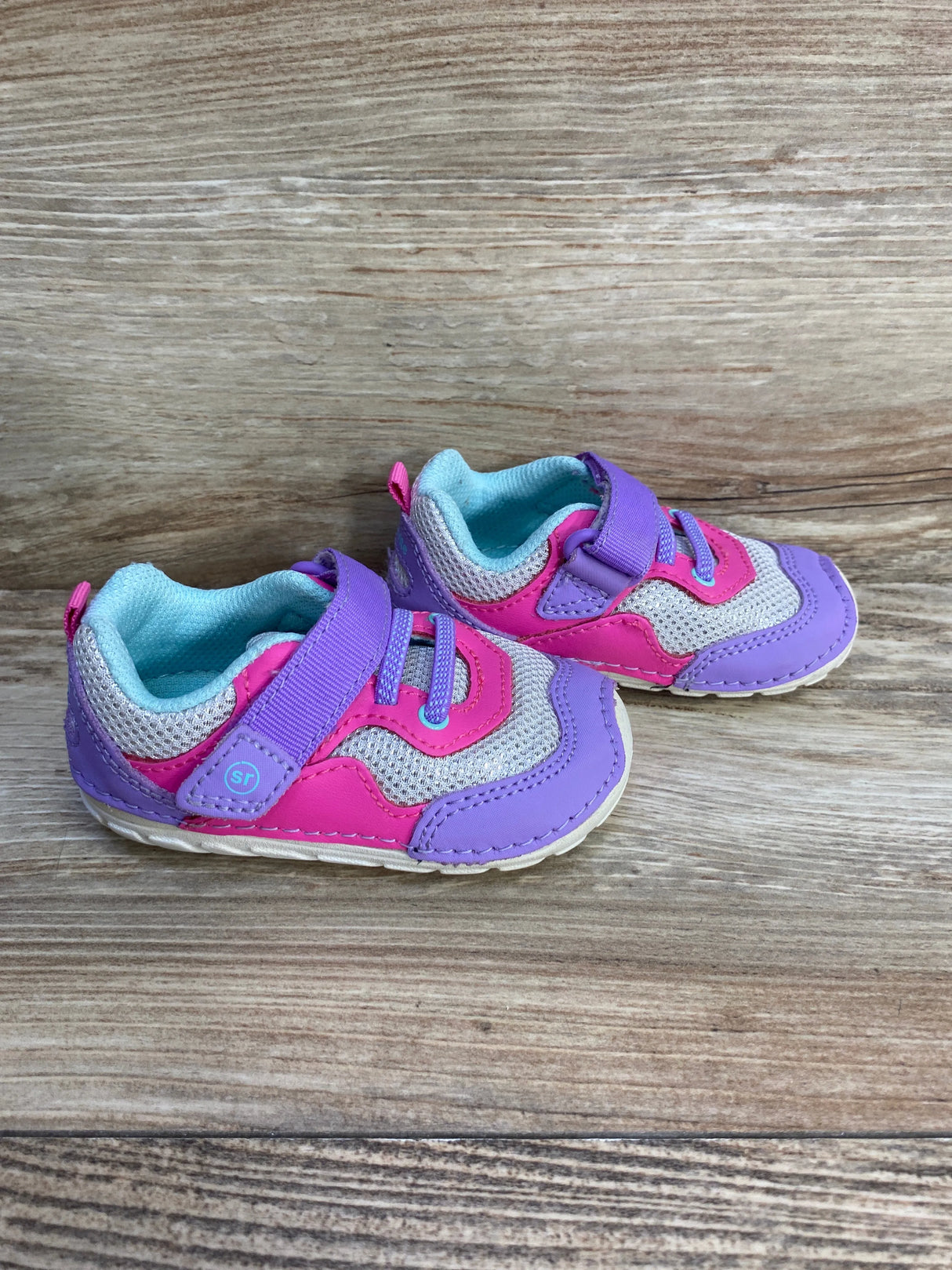 Stride Rite Soft Motion Rhett Sneakers Purple sz 4c - Me n Mommy To Be