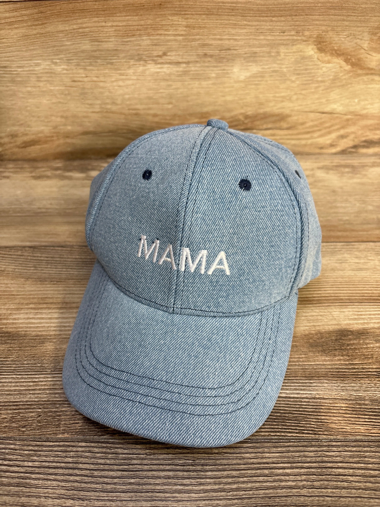 NEW Tummii Mama Cotton Twill Baseball Cap Blue