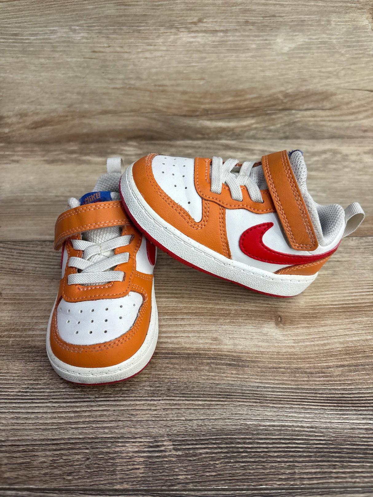 Nike Court Borough Low 2 TD 'Sail Hot Curry' Sneakers sz 6c