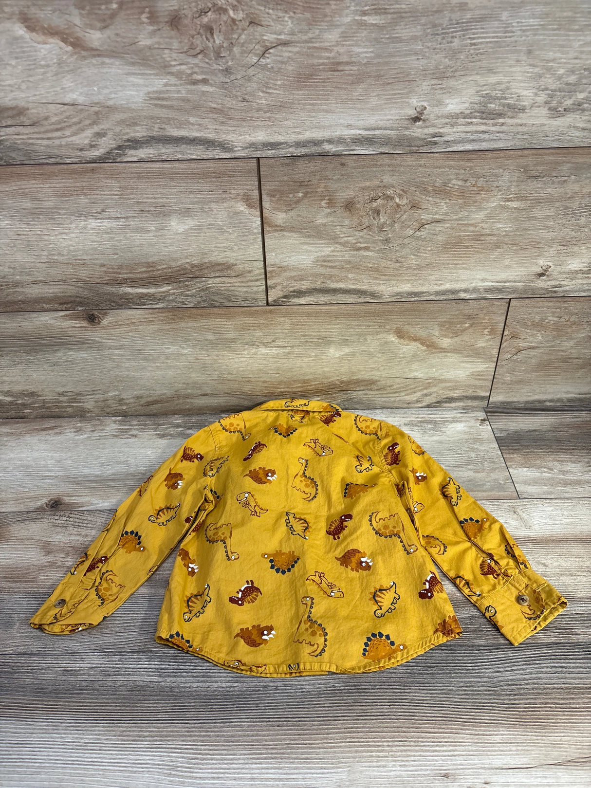 Maximus Rex Button Up Shirt Yellow sz 2T