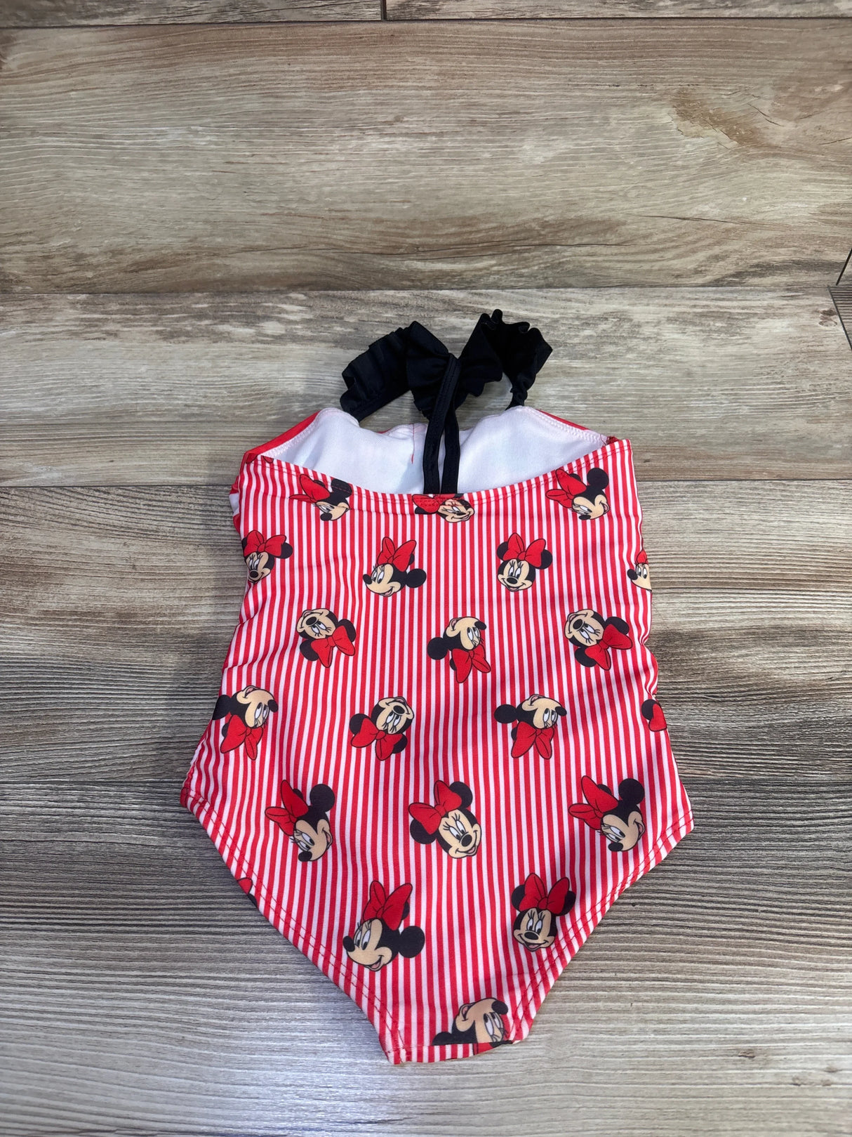 Disney Junior 1pc Minnie Mouse Swimsuit Red sz 2T