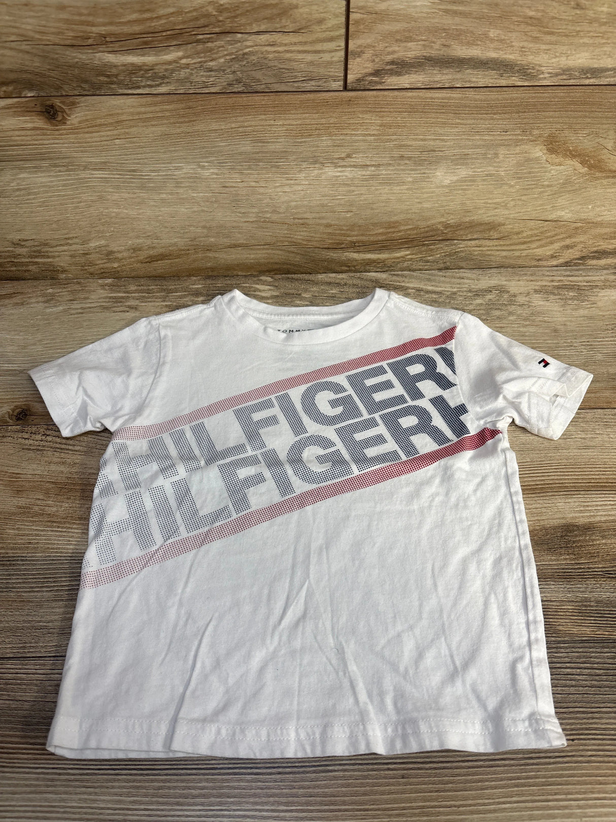 Tommy Hilfiger Logo Shirt White sz 3T - Me n Mommy To Be