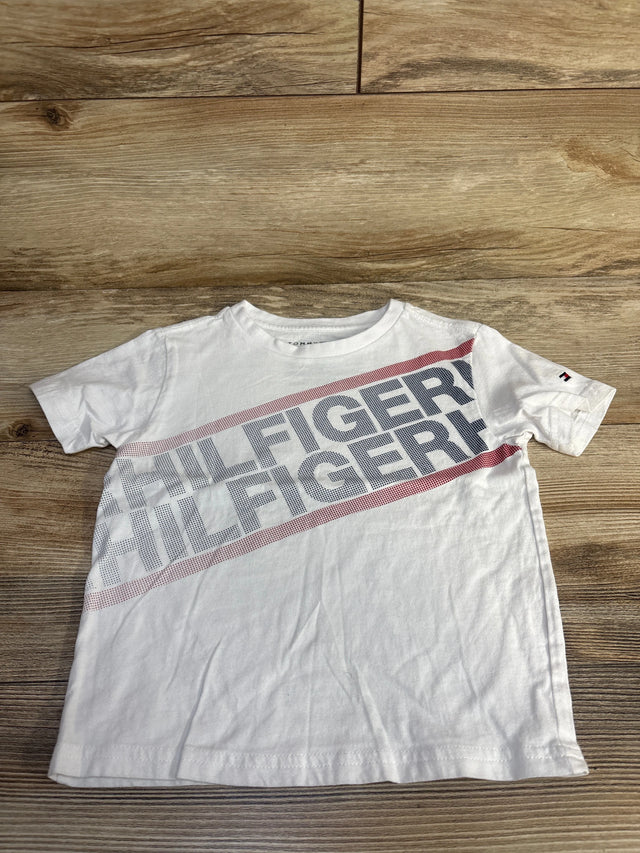 Tommy Hilfiger Logo Shirt White sz 3T - Me n Mommy To Be