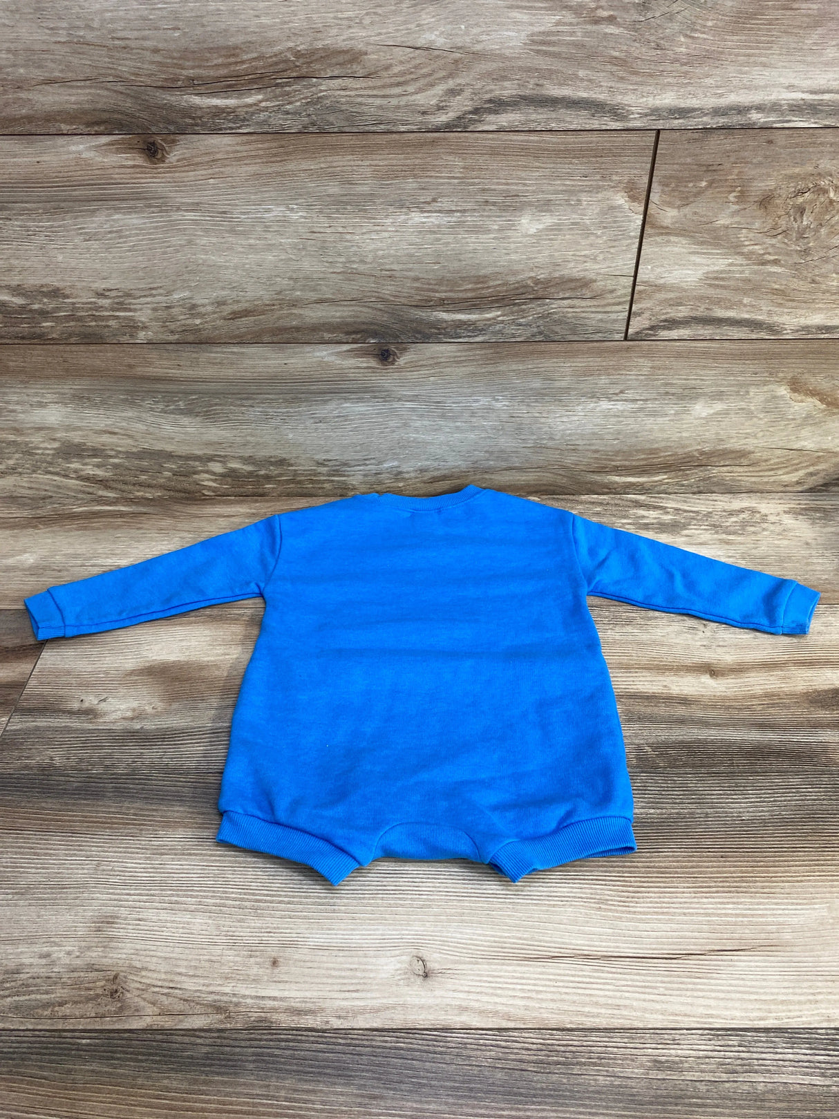 Old Navy Just Chillin' Sweatshirt Romper Blue sz 18-24m - Me n Mommy To Be