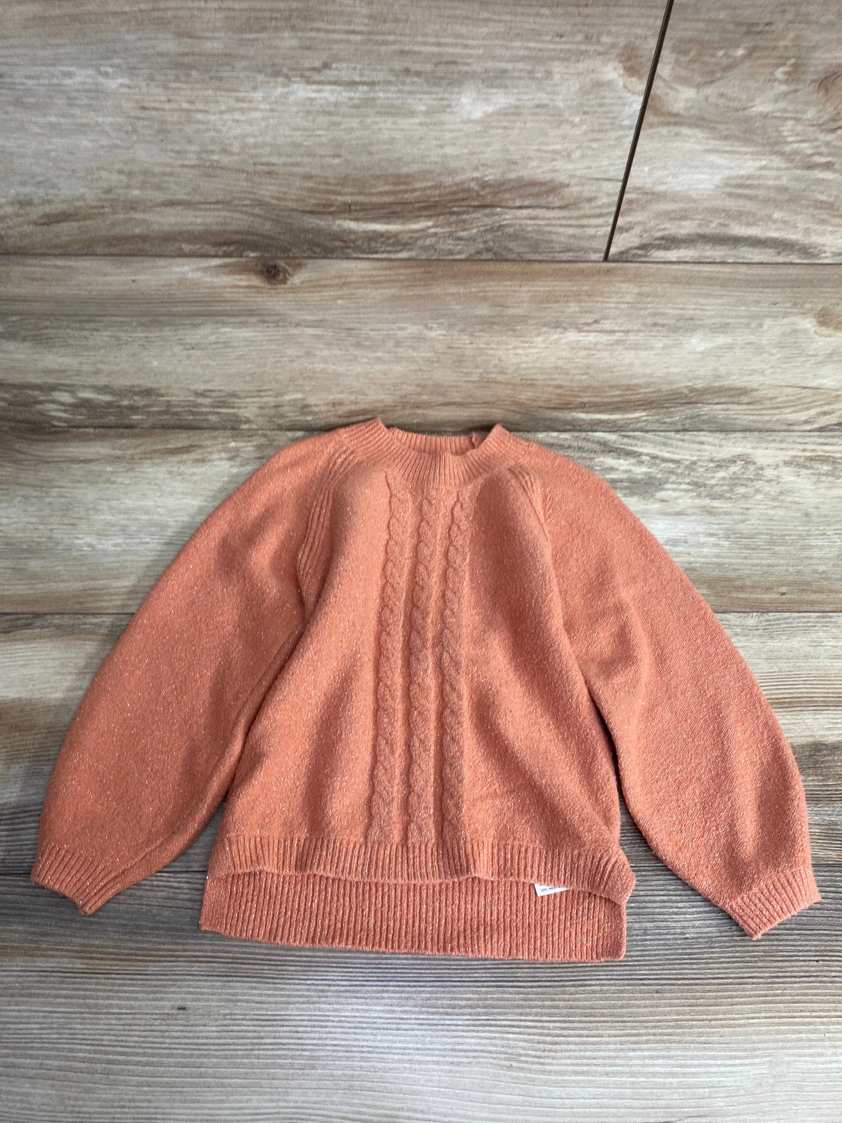 Cat & Jack Chunky Knit Sweater Coral sz 4T