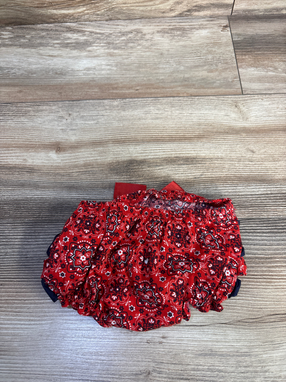 Ruffle Butts Patriotic Ruffle Bloomers Red sz 0-3m