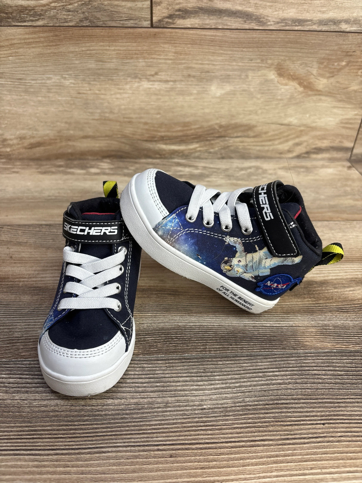 Sketchers E-Pro Nasa High Top Sneakers Blue sz 7c
